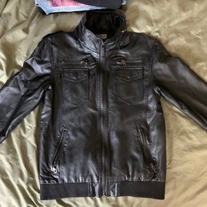 Charles and a Half Faux Leather Jacket